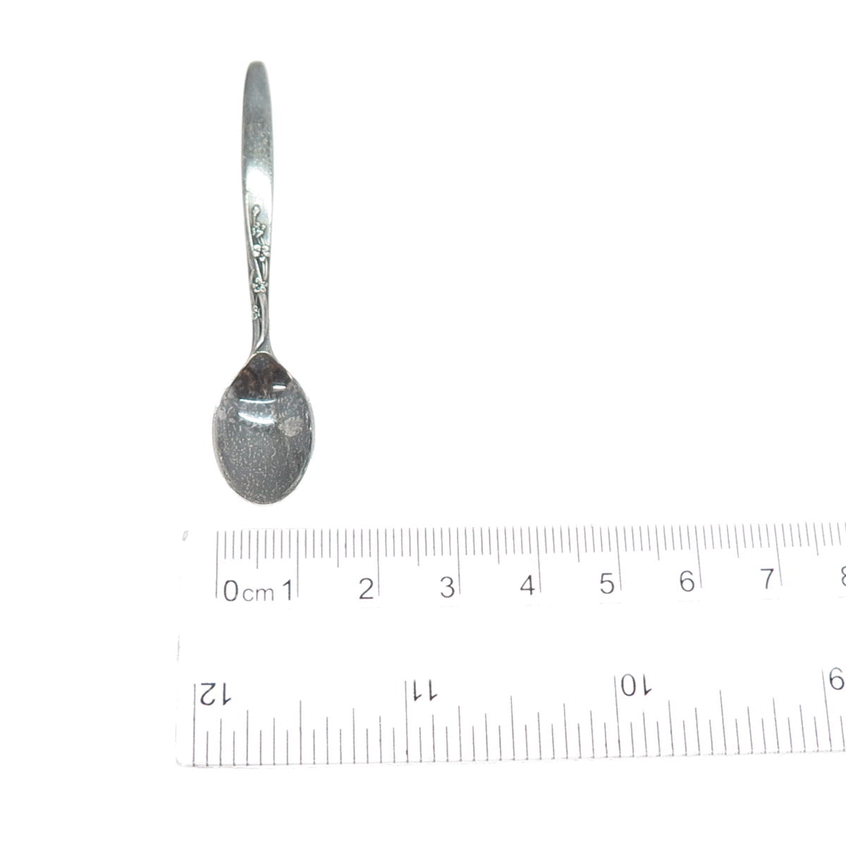 LUNT 925 Sterling Silver Vintage 1954 Summer Song Spoon Oxidized Pin Brooch