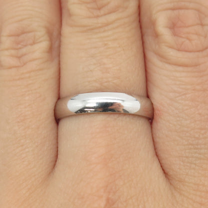 925 Sterling Silver Turkey Classic Band Ring Size 8.25