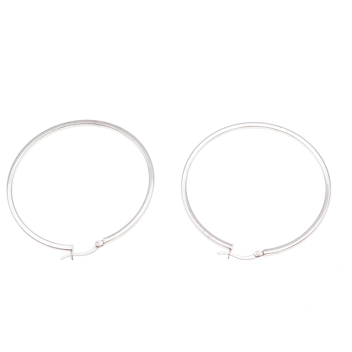 Han 925 Sterling Silver Tube Hoop Earrings