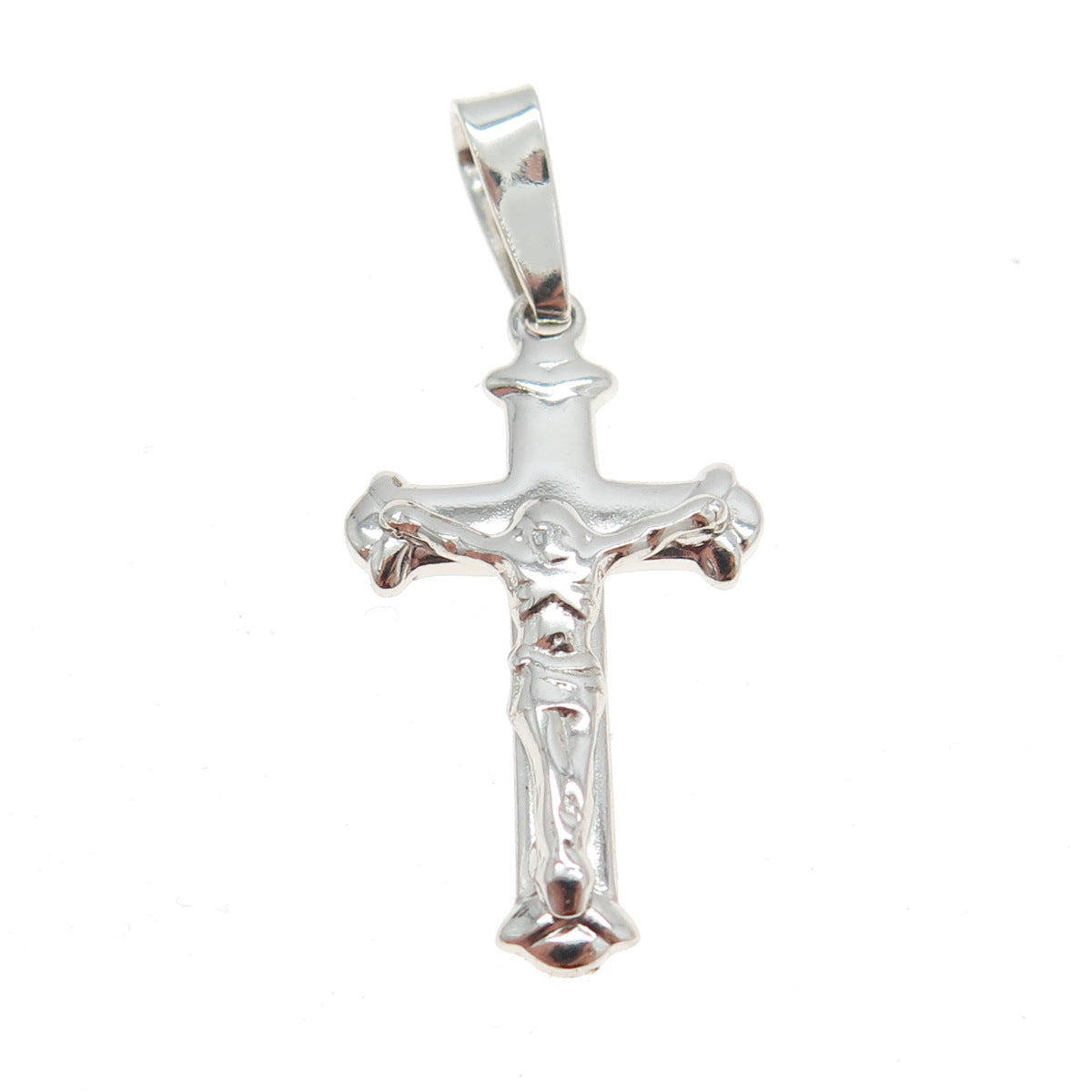 925 Sterling Silver Crucifix Cross Religious Pendant