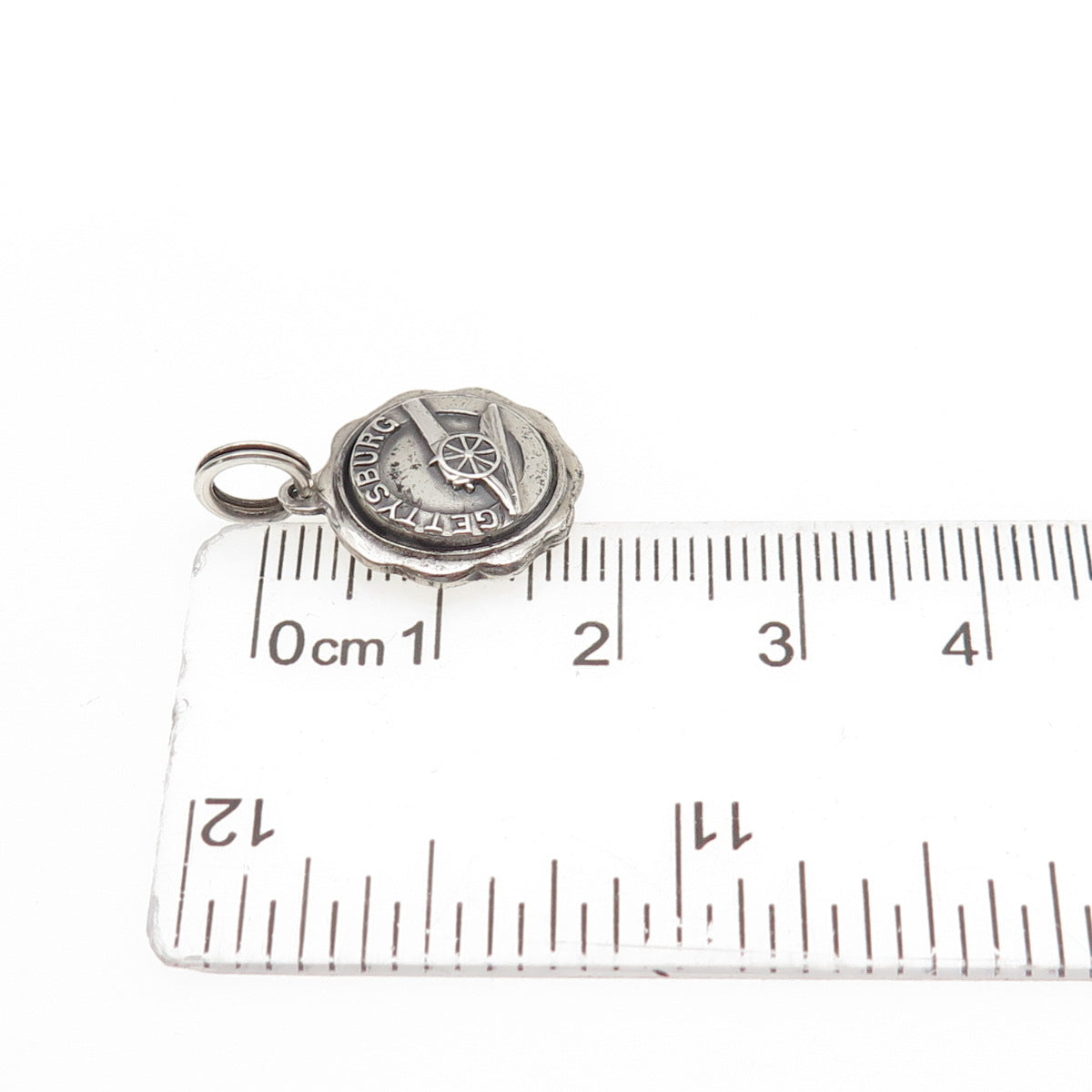 BATES & KLINKE 925 Sterling Silver Vintage Gettysburg Mini Charm Pendant