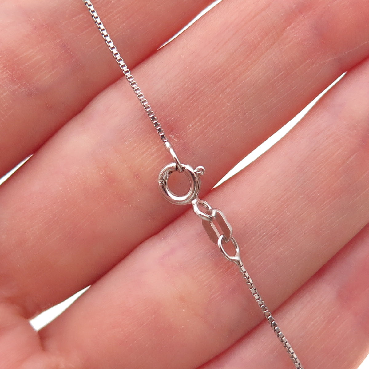 Sun 925 Sterling Silver 10K Gold Real Diamond Couple Heart Chain Necklace 18"