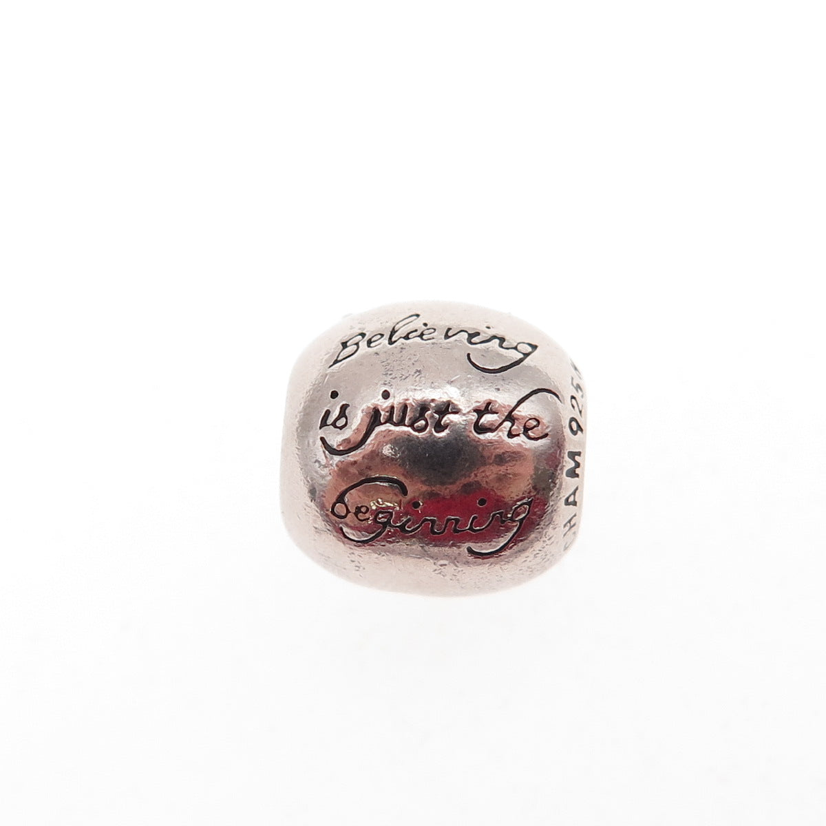 Chamilia & Disney 925 Sterling Enamel Believing is Just the Beginning Bead Charm