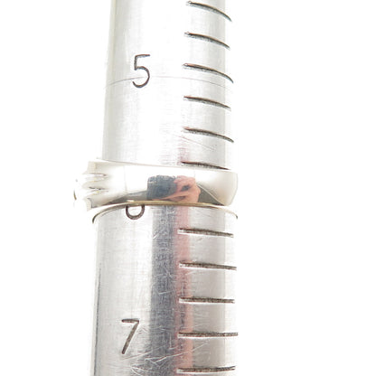 925 Sterling Silver Vintage Real Blue Topaz Amethyst Peridot Citrine Ring Size 6