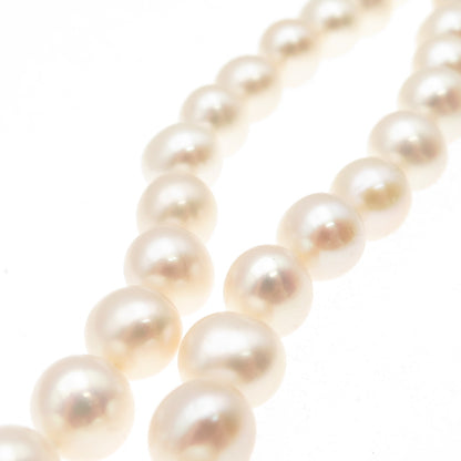 RL Richline 925 Sterling Silver Vintage Real Pearl Beaded Necklace 18"