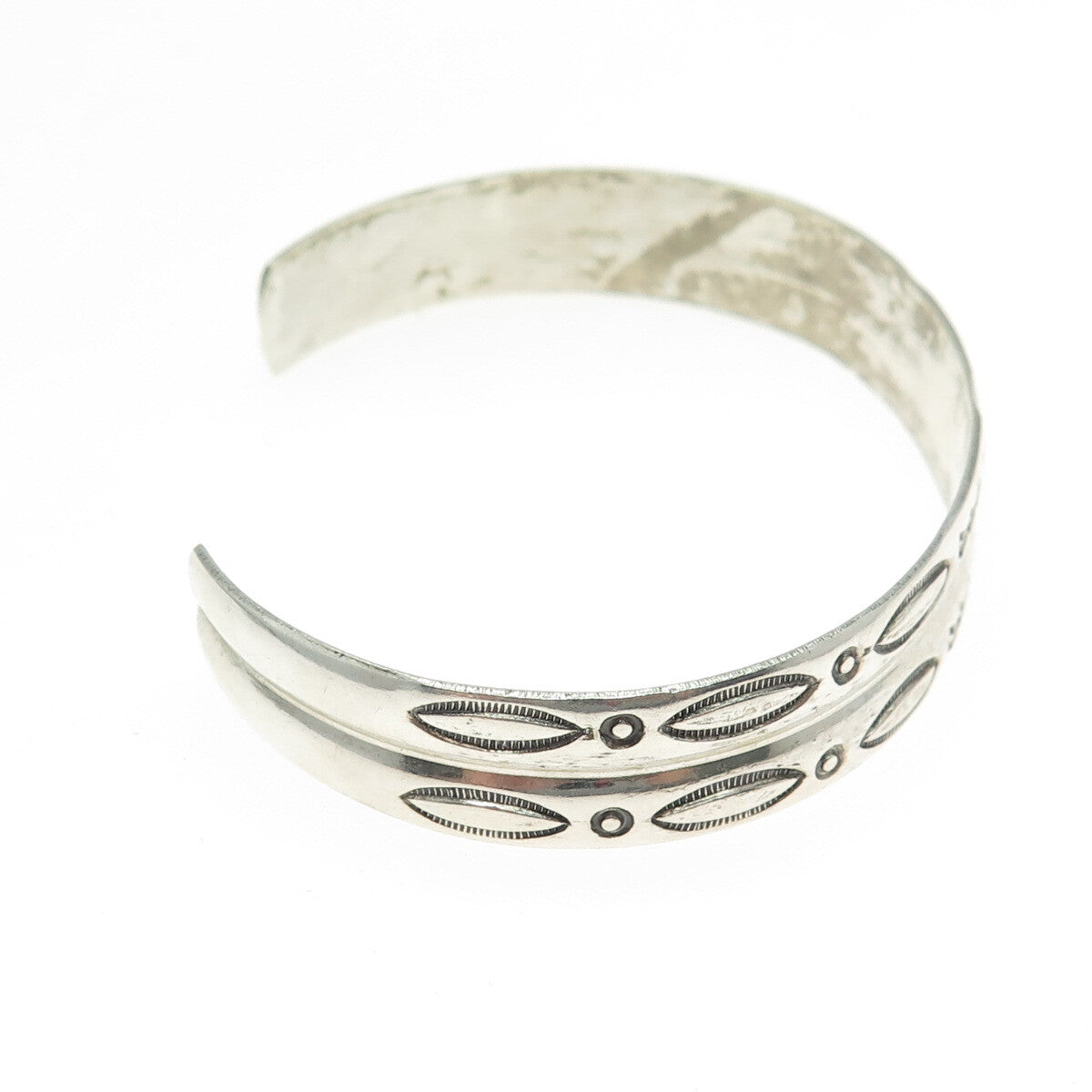 BELL TRADING POST Old Pawn Sterling Silver Southwestern Adjustable Bracelet 6.5"