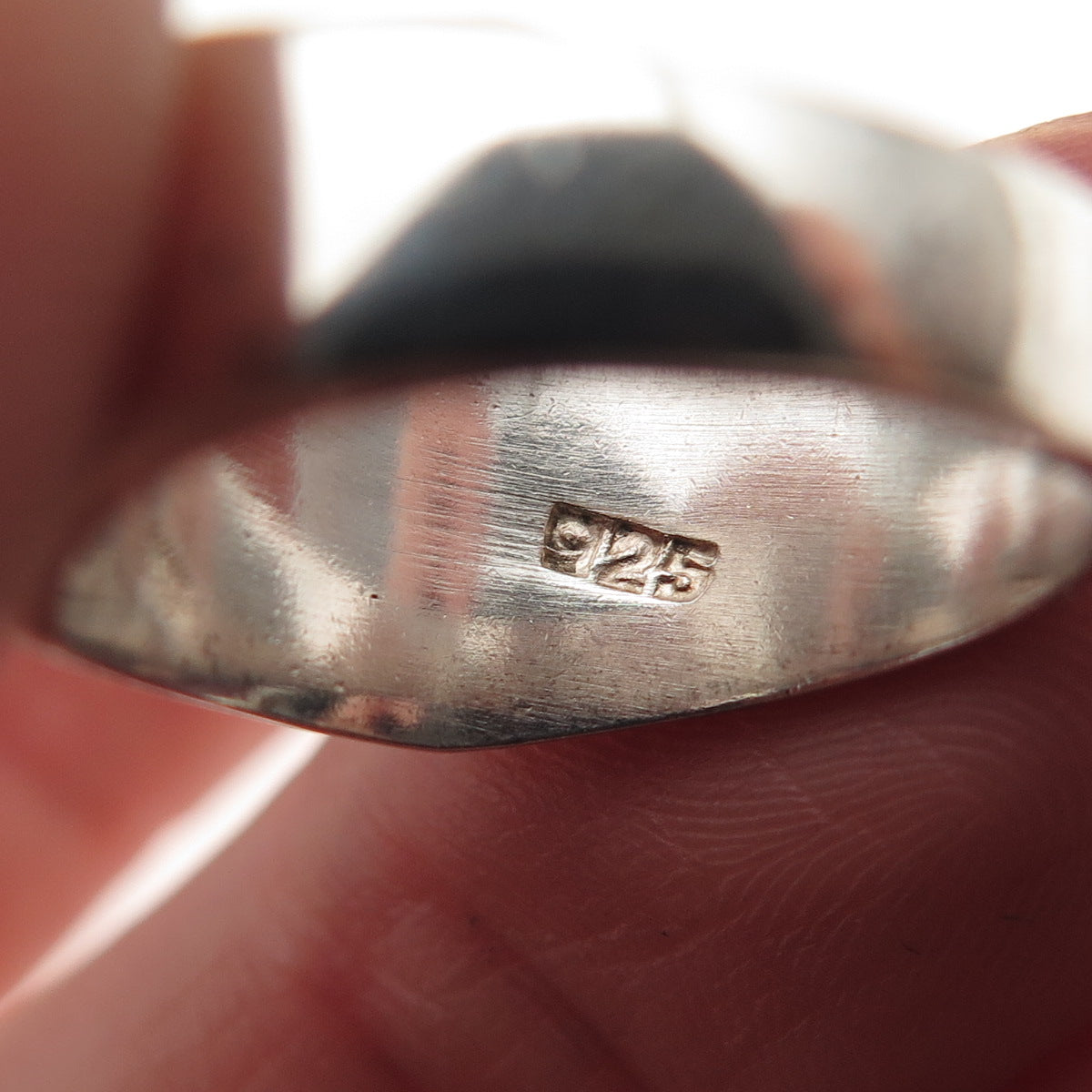 925 Sterling Silver Vintage Signet Ring Size 5.25