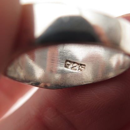 925 Sterling Silver Vintage Signet Ring Size 5.25