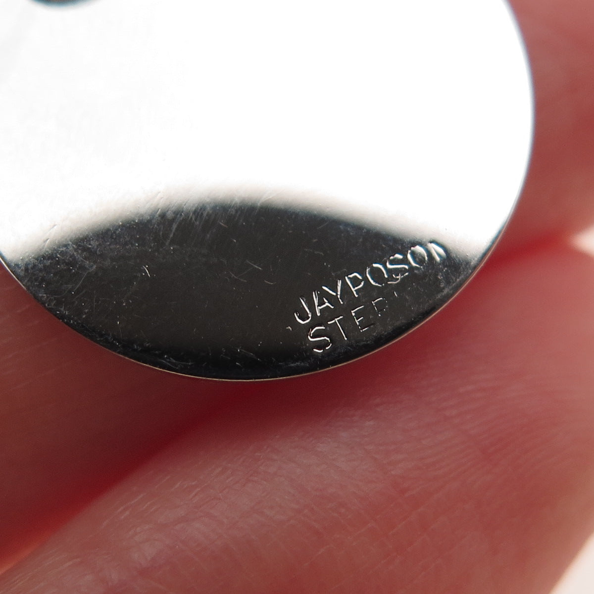 JAY POSON 925 Sterling Silver Vintage Monday's Child Charm Pendant