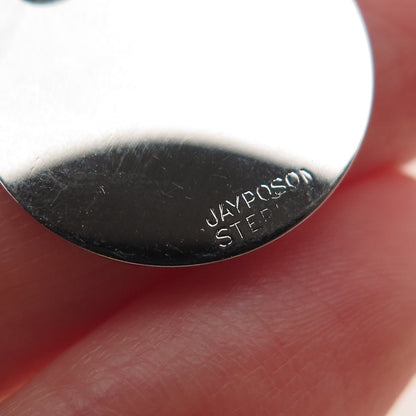 JAY POSON 925 Sterling Silver Vintage Monday's Child Charm Pendant