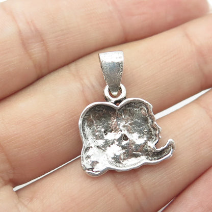 925 Sterling Silver Vintage Twins Character Charm Pendant