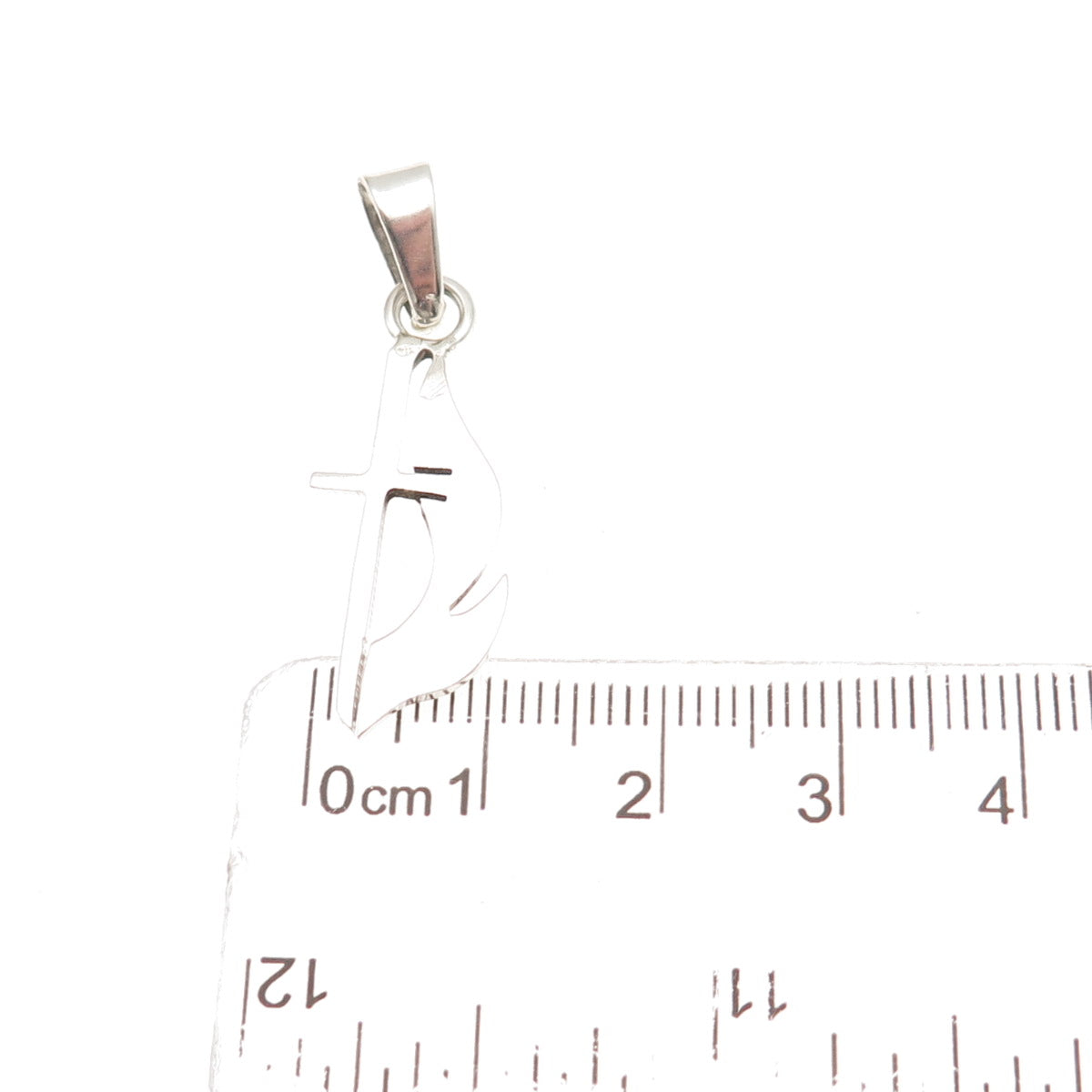 KAUSANA 925 Sterling Silver Vintage Methodist Cross Charm Pendant