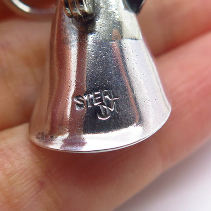 925 Sterling Silver Vintage Calla Lily Floral Pin Brooch