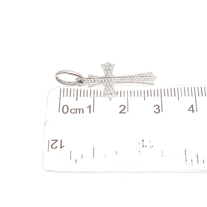 925 Sterling Silver Italy Cross Religious Charm Pendant