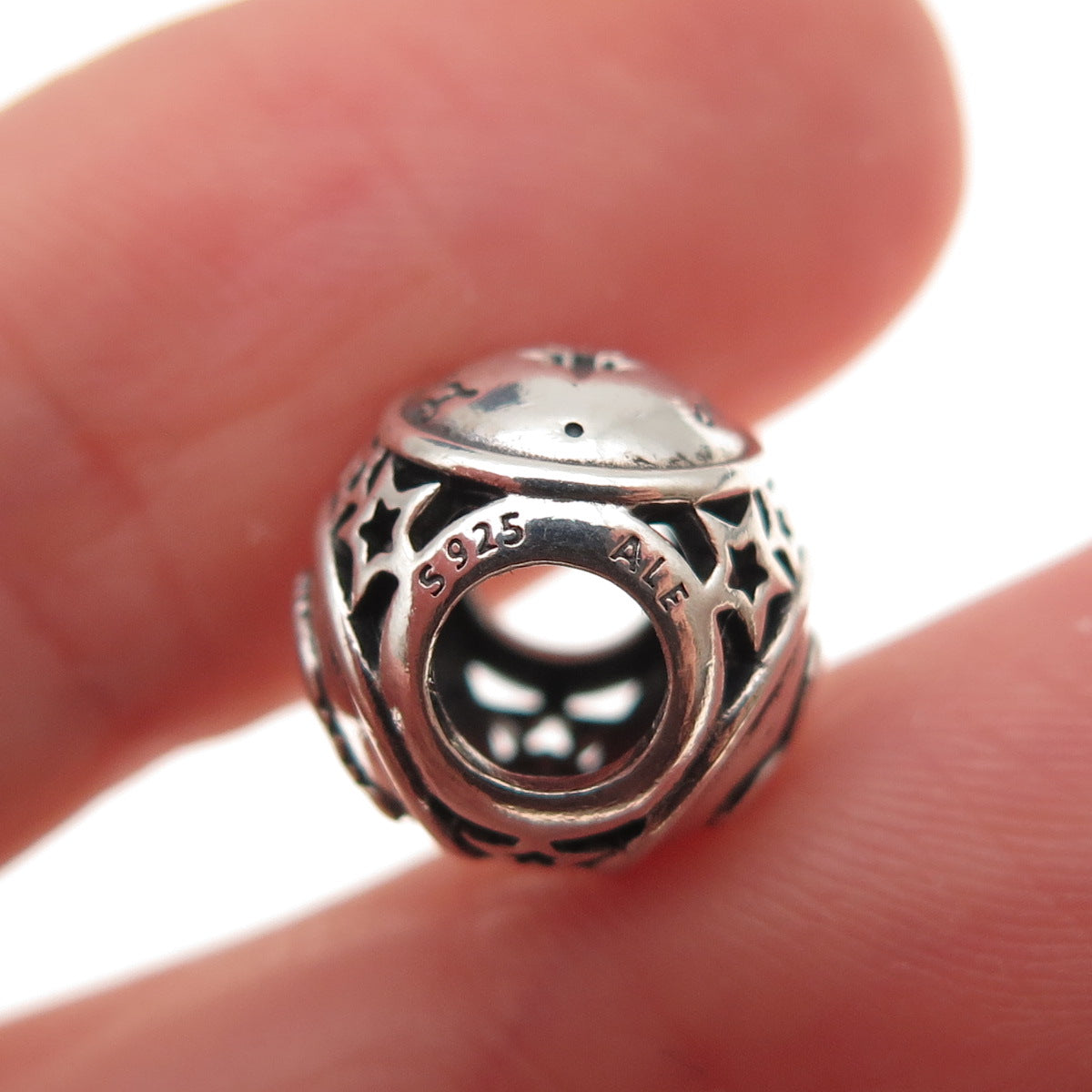 Pandora 925 Sterling Silver Leo Zodiac Sign Slide Bead Charm
