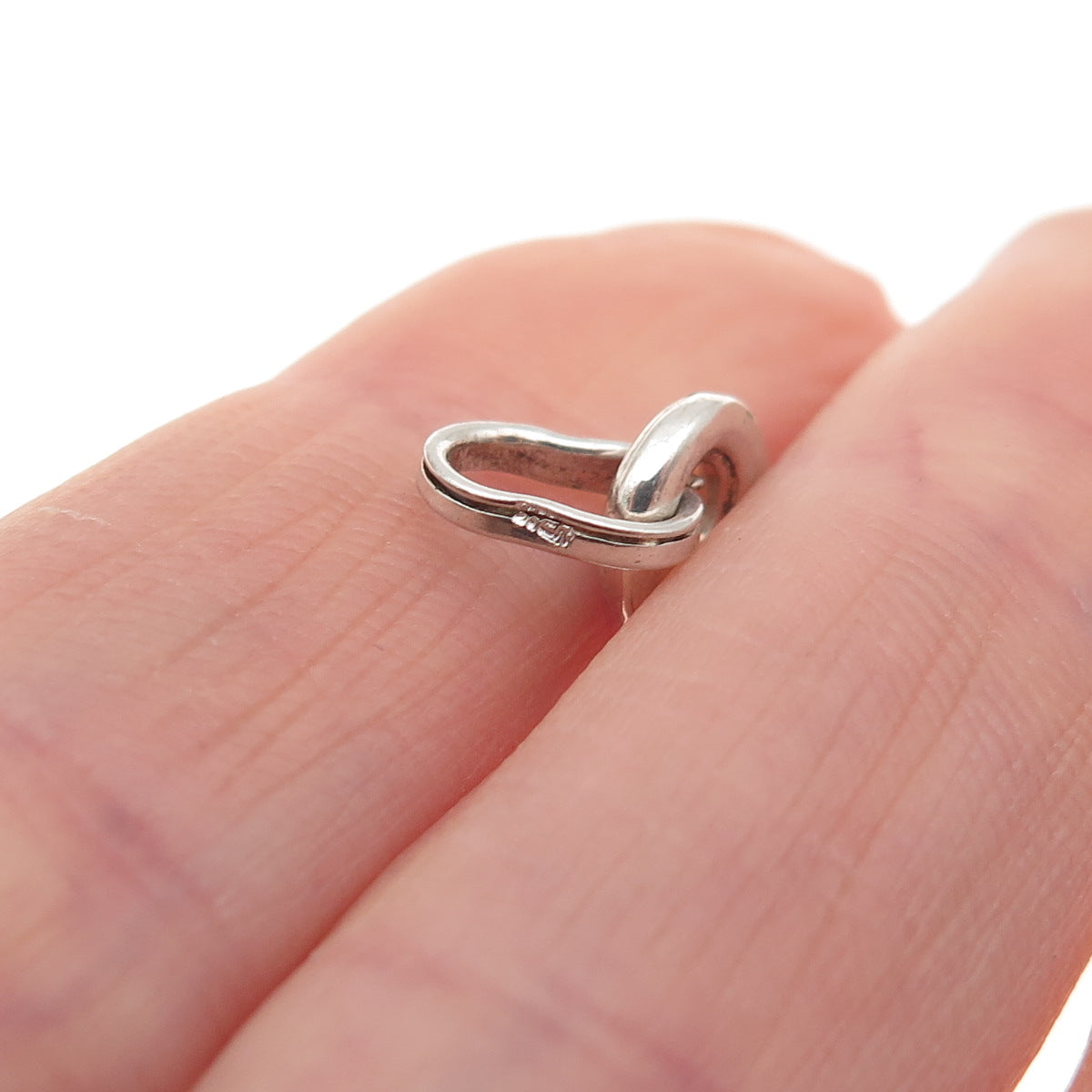 925 Sterling Silver Vintage Wrench Charm Pendant