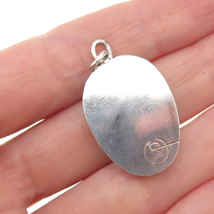 Ray Van Cleve Sterling Silver Vintage Trilobite Fossil Oxidized Charm Pendant