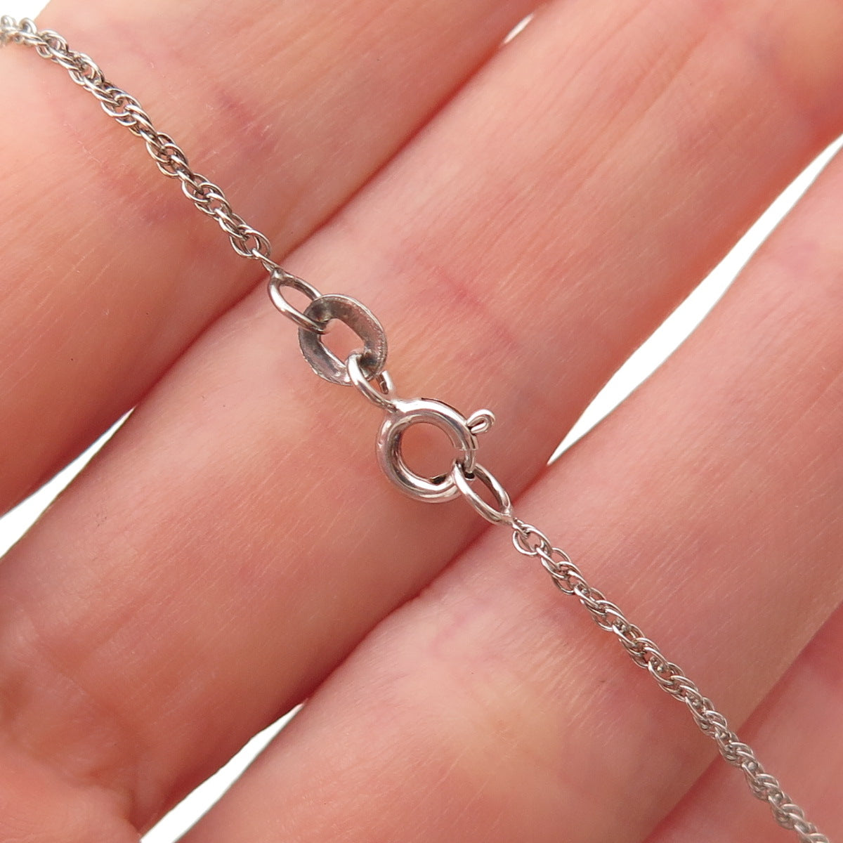 Chuck Clemency 925 Sterling Silver Real Tanzanite Singapore Chain Necklace 20"