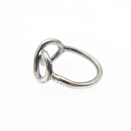 925 Sterling Silver Vintage Infinity Ring Size 5.75