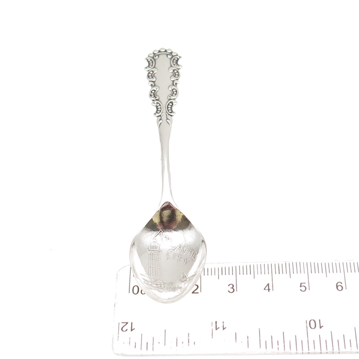 Barstow & Williams Sterling Silver Antique Art Deco Atlantic City Coffee Spoon