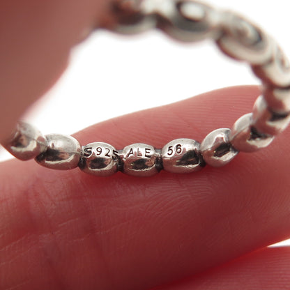 PANDORA 925 Sterling Silver Celebration Band Ring Size 7.5