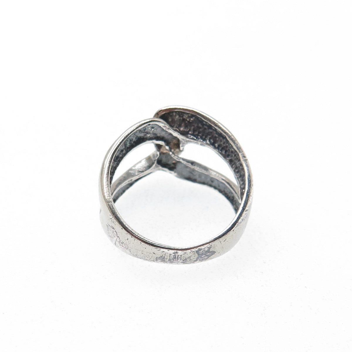 CHARLES WINSTON 925 Sterling Silver Vintage Infinity Oxidized Ring Size 7