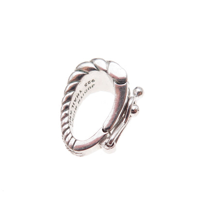 Judith Ripka 925 Sterling Silver Woven Bail for Pendant