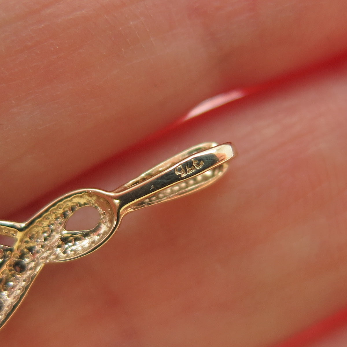 925 Sterling Silver Gold Plated Real Diamond & Sapphire Minimalist Charm Pendant