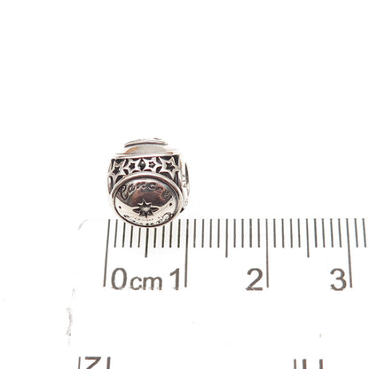 Pandora 925 Sterling Silver Cancer Zodiac Sign Slide Bead Charm