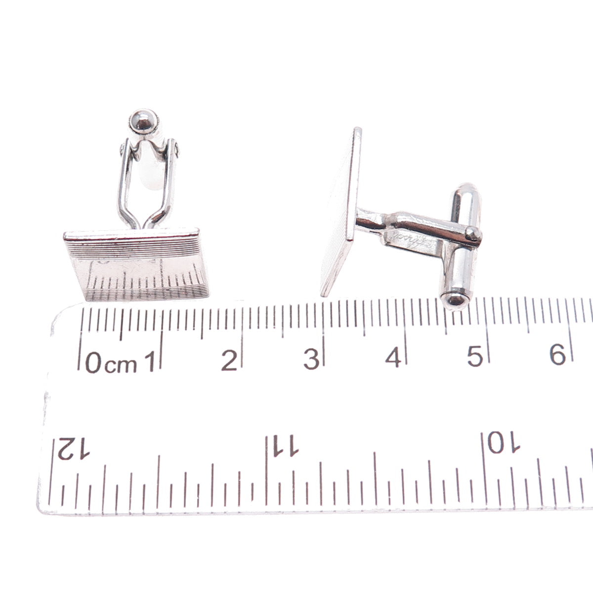 925 Sterling Silver Vintage Square Cufflinks