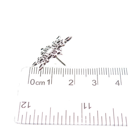 JOHN HARDY 925 Sterling Silver Snowflake Tie Tack / Lapel Pin