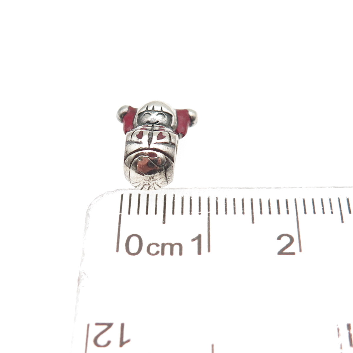 Chamilia Sterling Silver Enamel Nozomi Collection Yorokobi Slide Bead Charm
