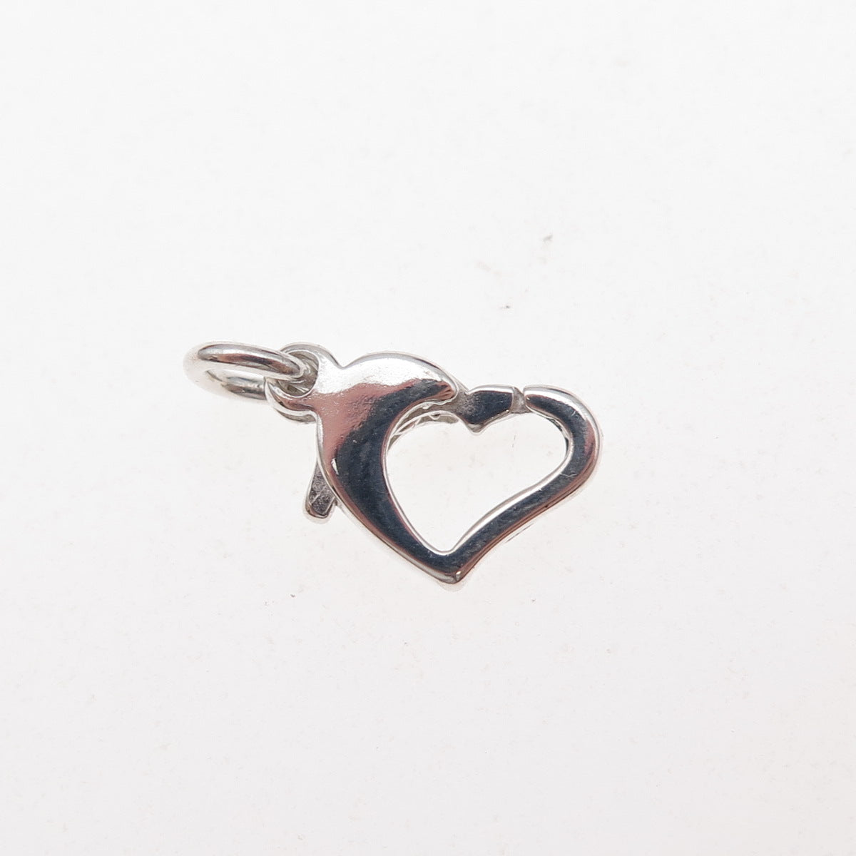 925 Sterling Silver Bracelet / Necklace Heart Lobster Lock Clasp