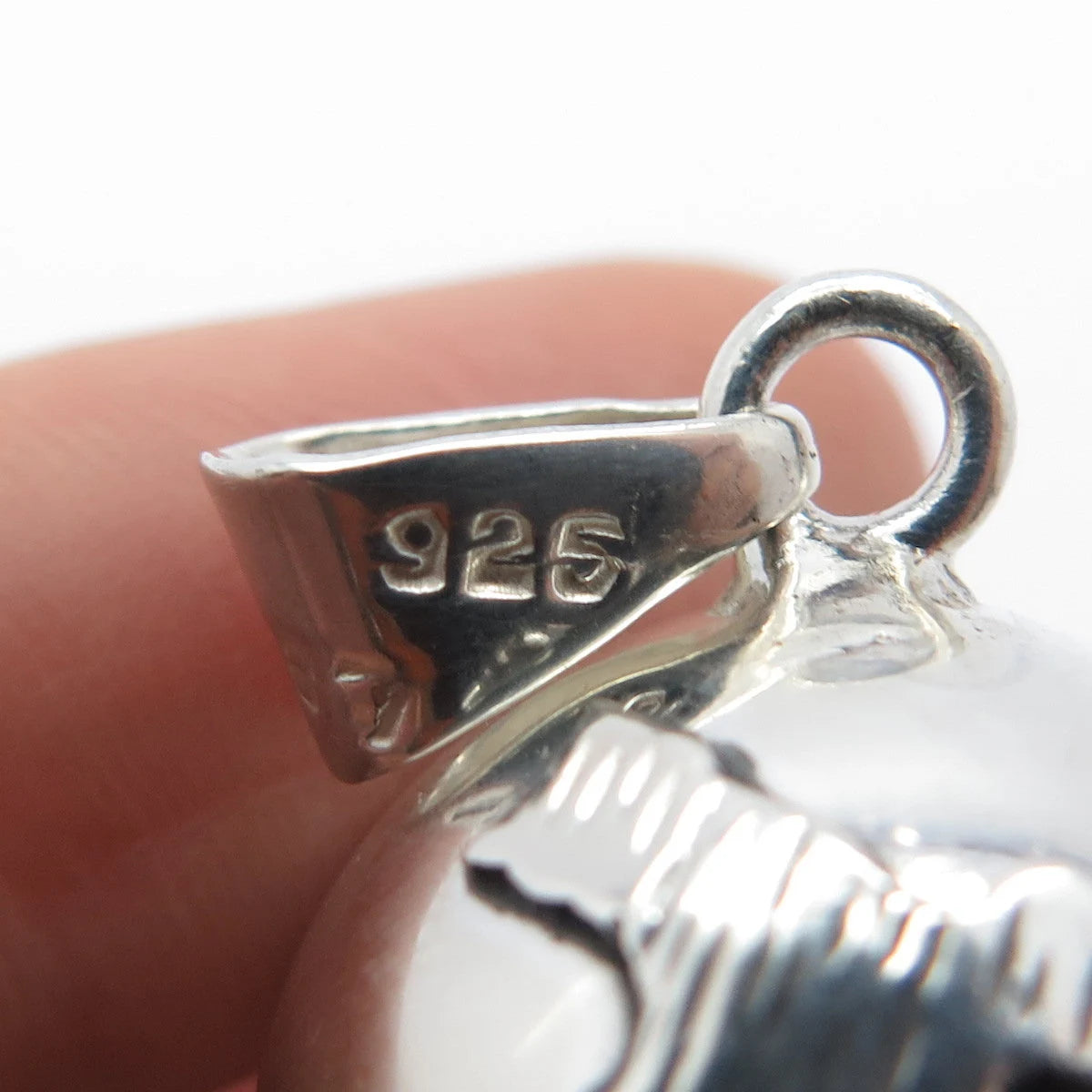 925 Sterling Silver Vintage Mexico Globe Harmony Ball Pendant