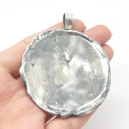925 Sterling Silver Vintage Modernist Pendant
