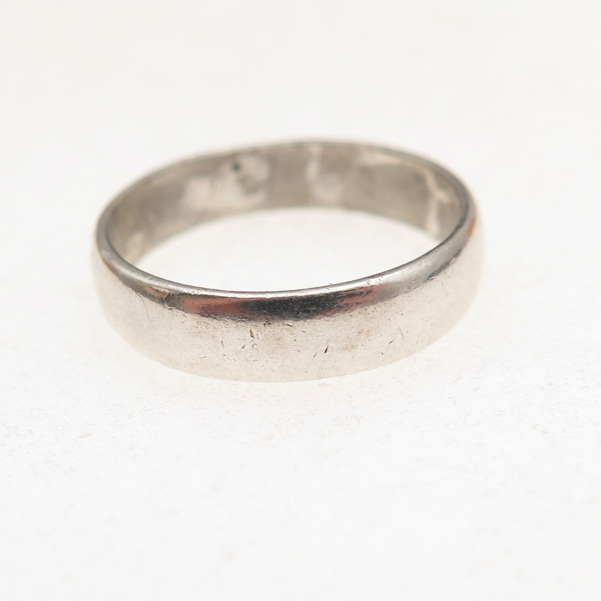 Bell Trading Post 925 Sterling Silver Vintage Classic Wedding Band Ring Size 6.5