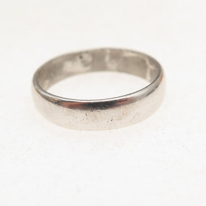 Bell Trading Post 925 Sterling Silver Vintage Classic Wedding Band Ring Size 6.5