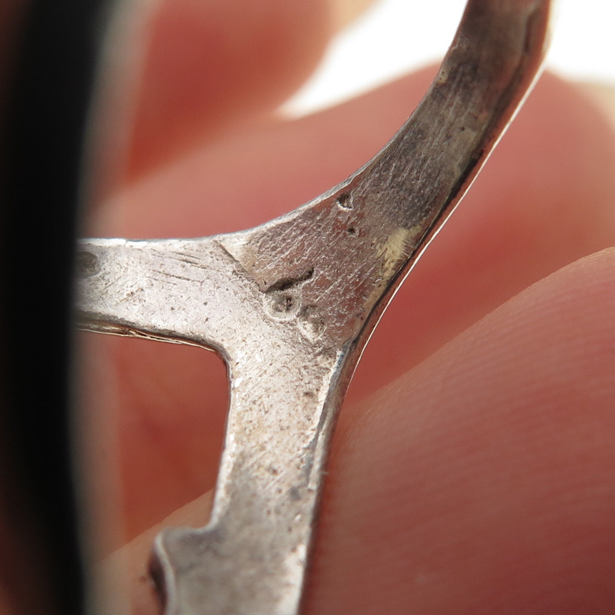 Old Pawn 925 Sterling Silver Vintage Southwestern Turquoise Ring Size 10.25