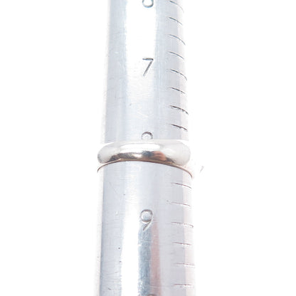 PHYLLIS WOODS 925 Sterling Silver Vintage Real Lapis Modernist Ring Size 8.25