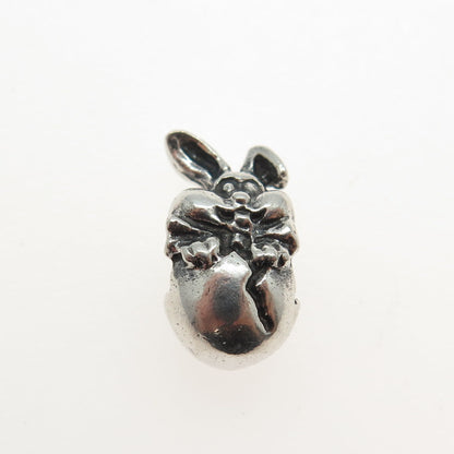 MICHAEL ANTHONY 925 Sterling Silver Italy Easter Bunny Charm