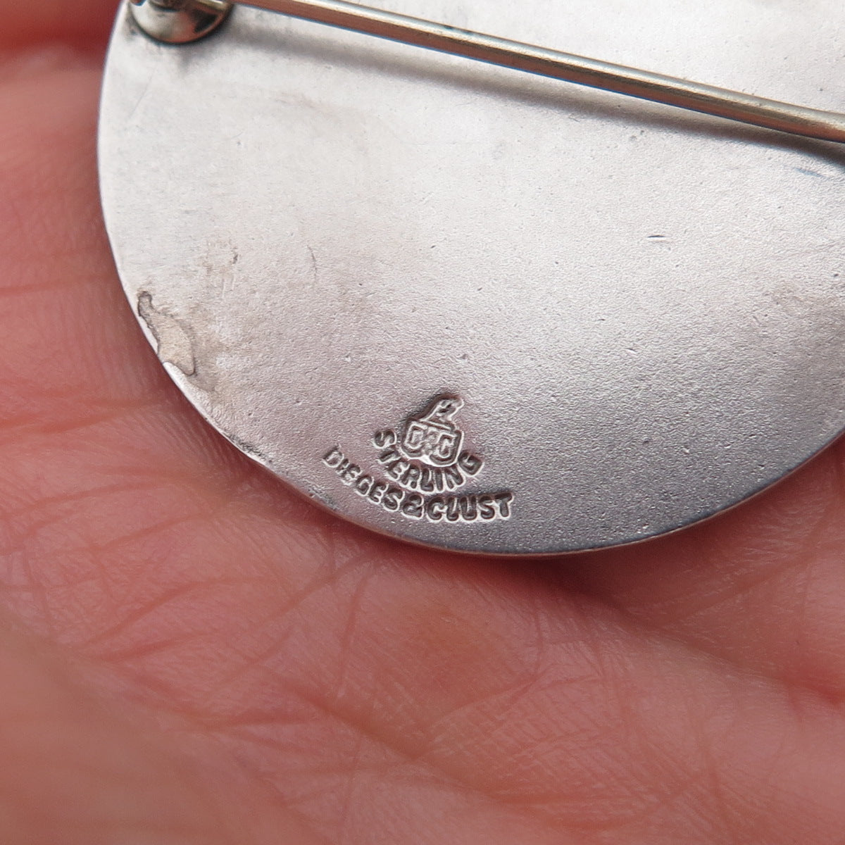 Dieges & Clust Sterling Vintage Enamel Lenox Hill Hospital School of Nursing Pin