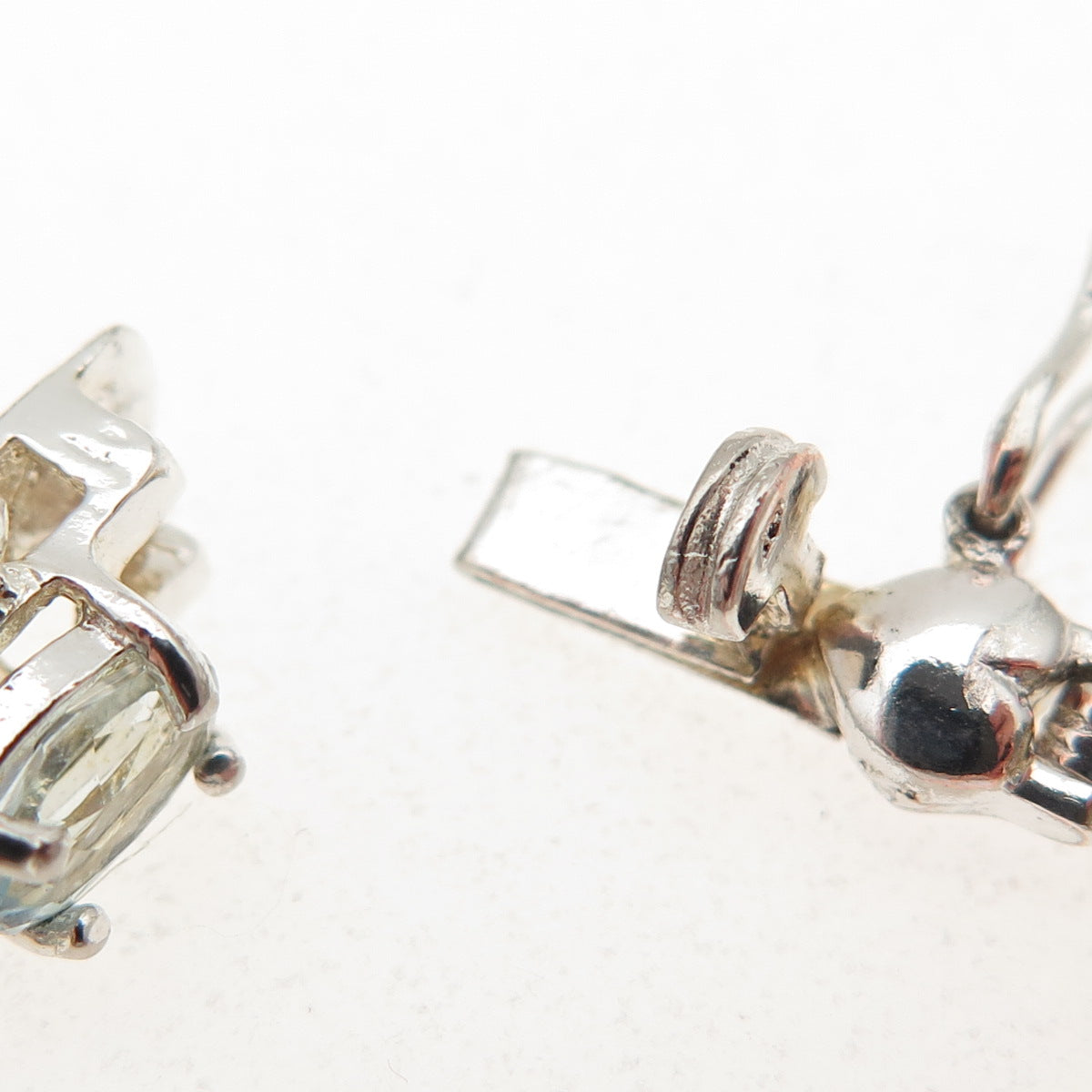 M.R.F. RESOURCES 925 Sterling Silver Real Blue Topaz Bracelet 7.25"