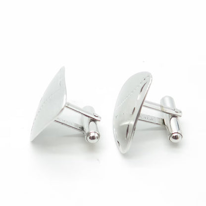 P.R.K. 925 Sterling Silver Vintage Engraved Cufflinks