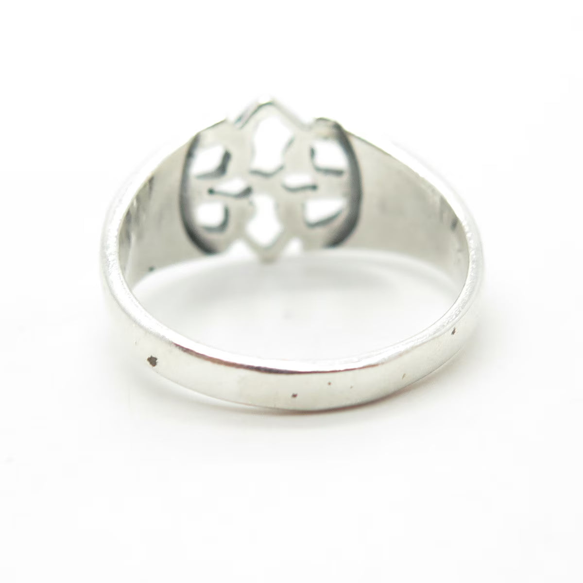 925 Sterling Silver Vintage England Celtic Knot Ring Size 5.5