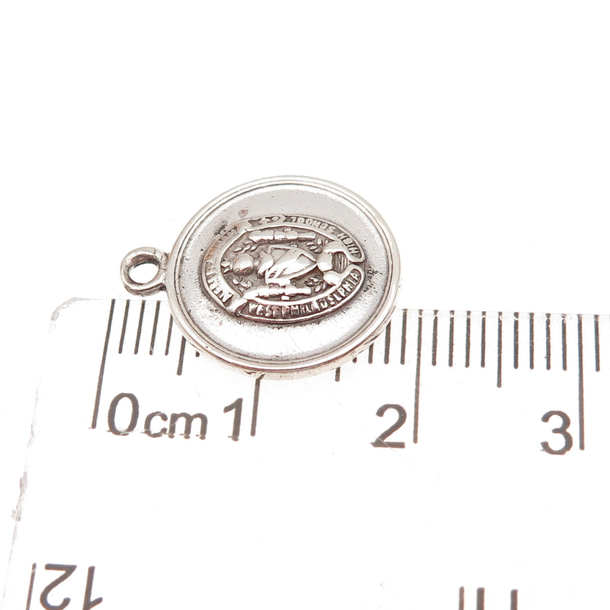 925 Sterling Silver Vintage West Philadelphia High School Charm Pendant