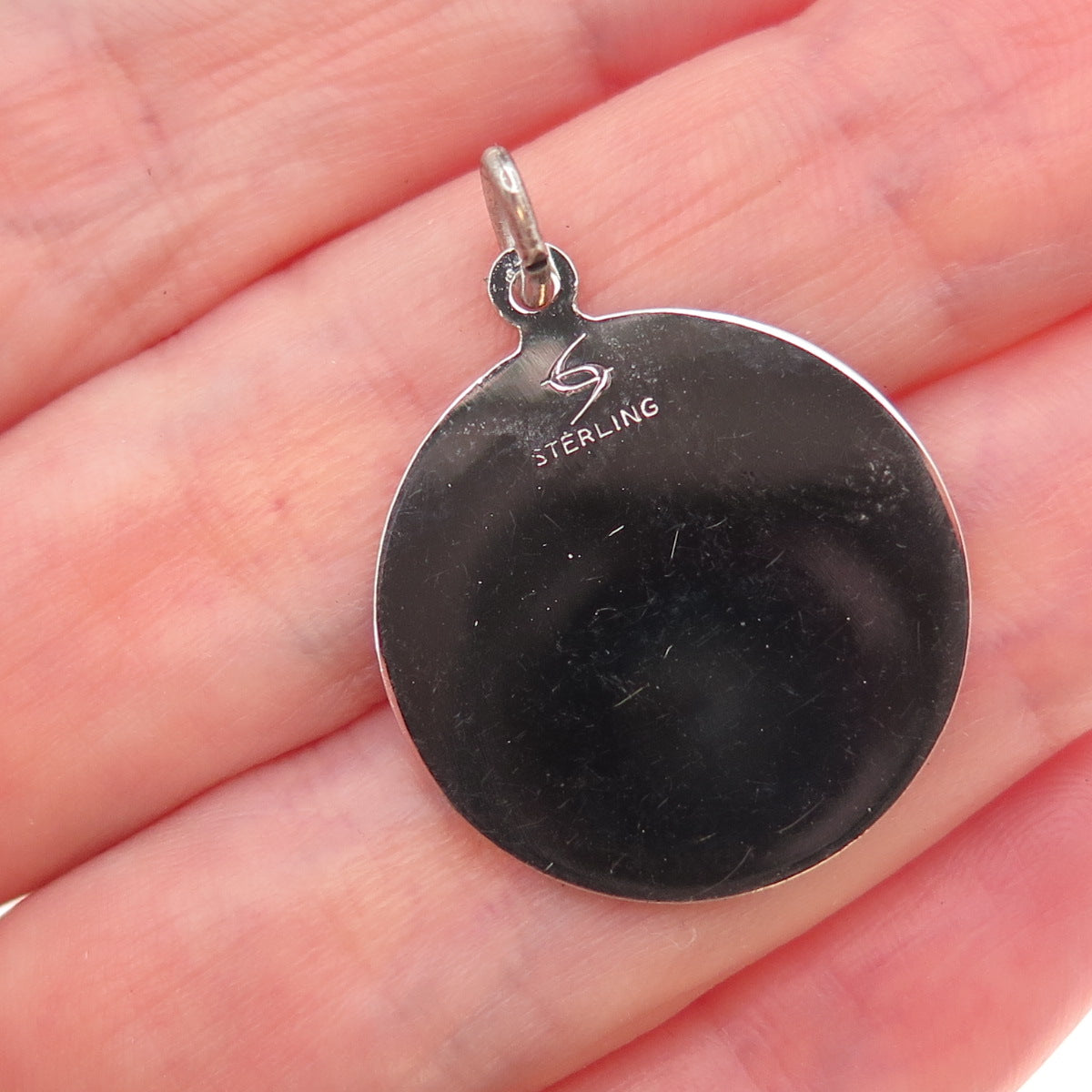 Spencer 925 Sterling Silver Vintage Graduation Day Charm Pendant