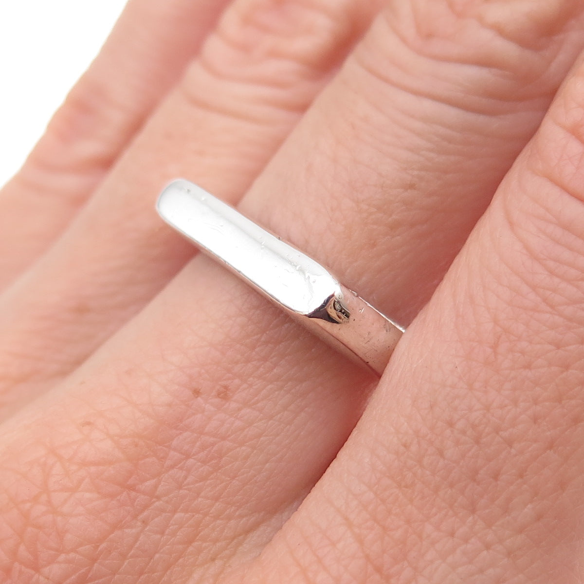 Silpada 925 Sterling Silver Vintage Bar Ring Size 7.25