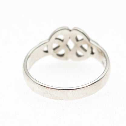 Kit Heath 925 Sterling Silver Vintage 1998 Celtic Trinity Knot Ring Size 9.25
