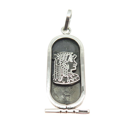800 Silver Vintage Egypt Pharaoh Cartouche Pendant