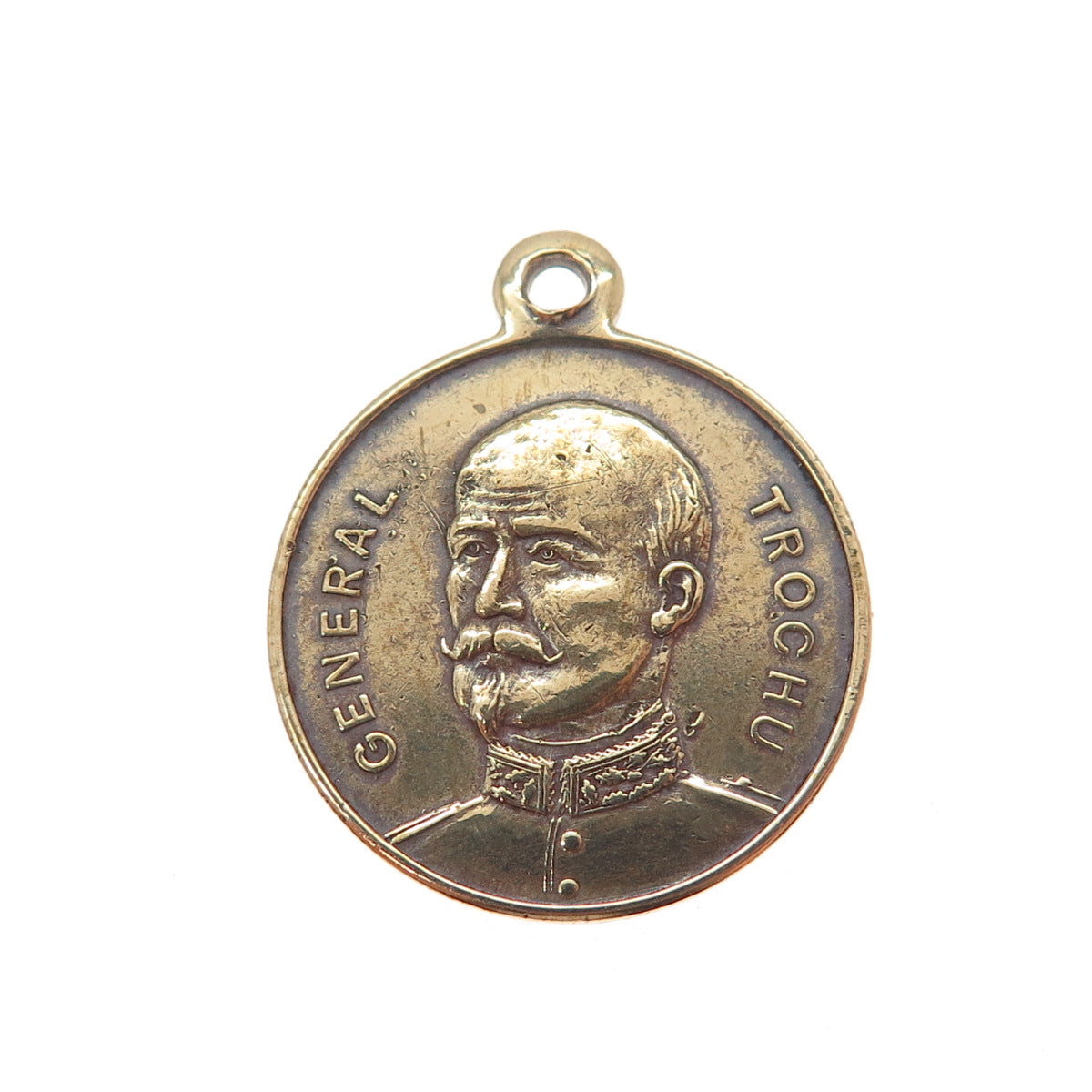 Antique 1870 France General Trochu Government of National Defense Medal Pendant